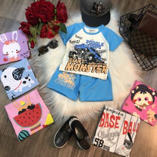 Bộ cotton bétrai ,bé gái