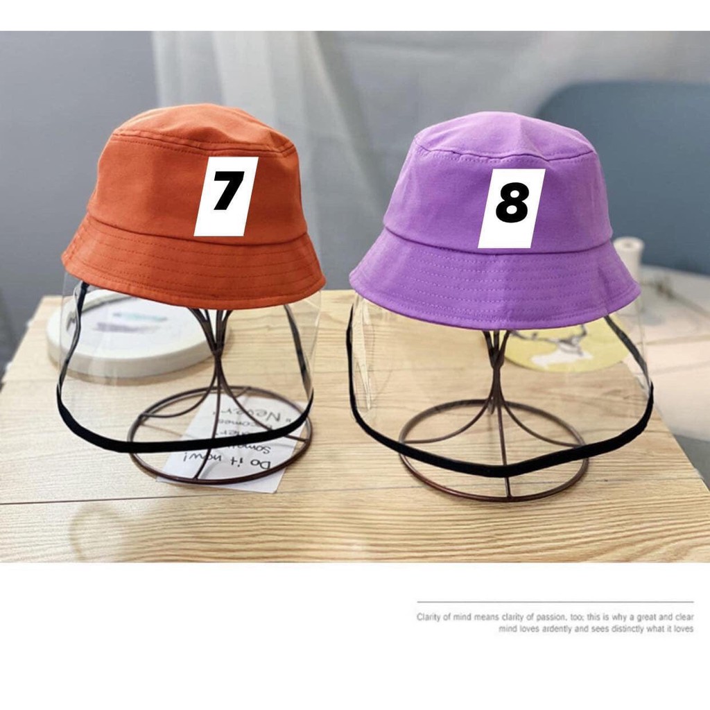 Mũ có tấm che chắn bụi, cho bé