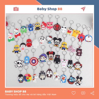 Móc Khóa Silicon Nhiều Hình Siêu Cute