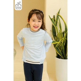 Sl154 bộ quần áo dài tay vịt con la pomme