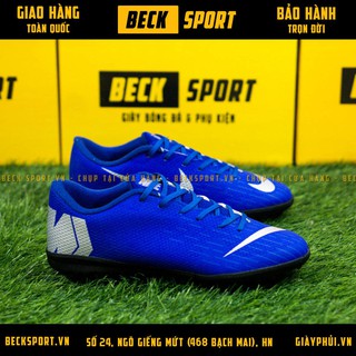 Giày bóng đá mercurial academy efs xanh biển tf