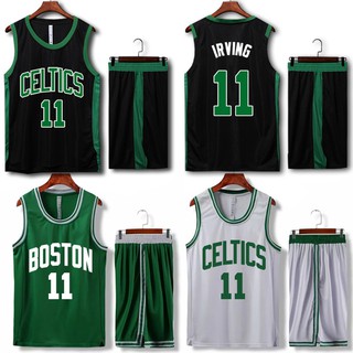 Bộ đồng phục bóng rổ boston celtics 11 kyrie irving cho nam