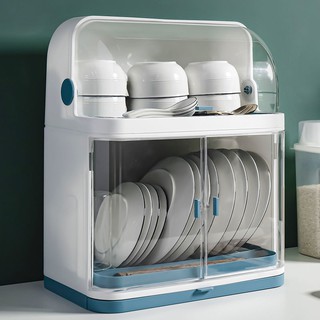 Tủ đựng chén bát đĩa có nắp chống bụi nhiều ngăn dành cho nhà bếp