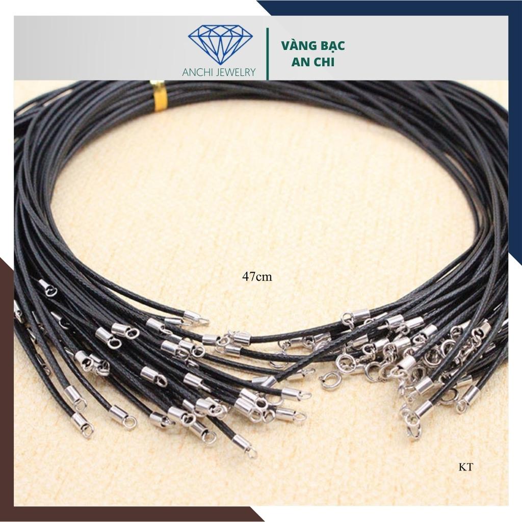 Vòng cổ dây da đeo mặt dây chuyền / mặt phật, Anchi jewelry