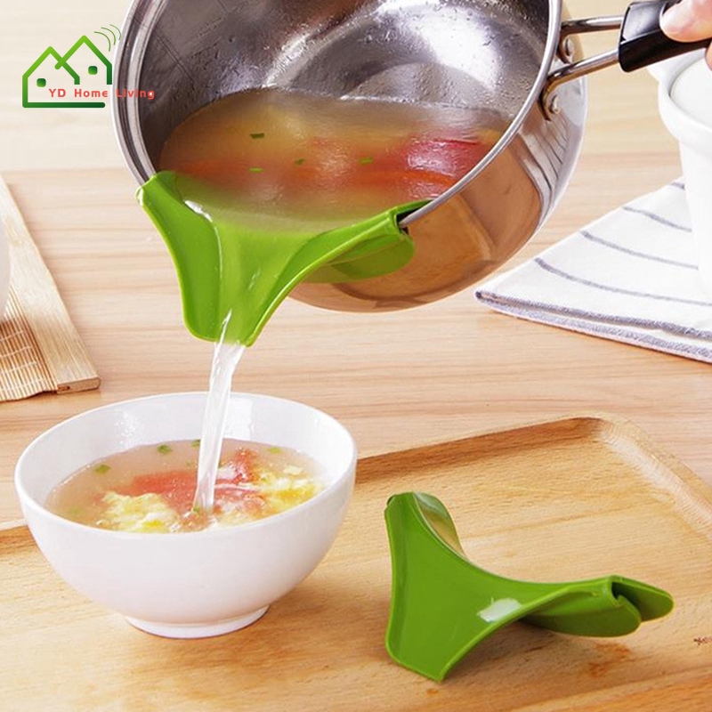 Phễu silicon gắn nồi chống tràn tiện lợi