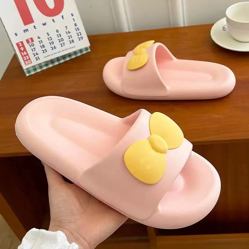 Dép Quai Ngang Đế Dày In Họa Tiết Hoạt Hình Thời Trang Mùa Hè Cho Nữ