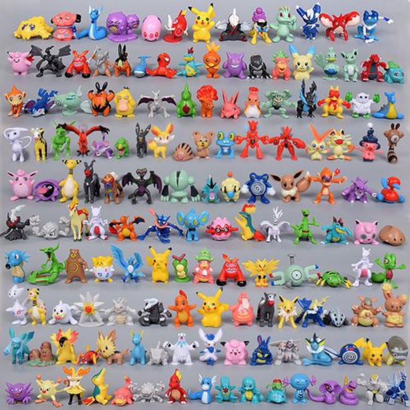 Mô hình Pokemon trang trí bàn học bàn làm việc - trang trí tiểu cảnh trưng bày