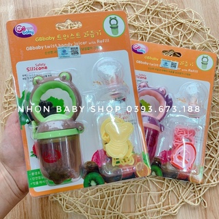 Túi nhai ăn dặm GB baby (Tặng kèm 2 núm thay thế)
