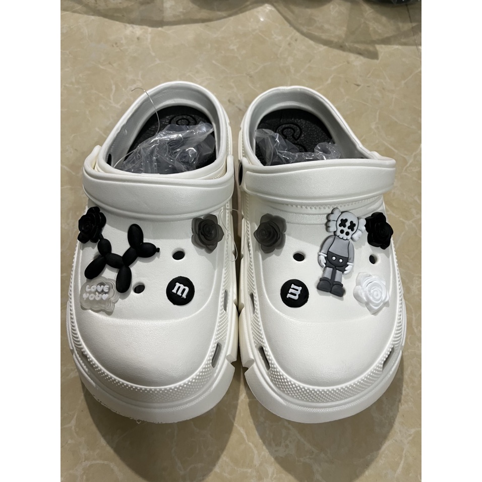 Dép sục nữ Cross Gấu Kaws,Toy Story đế độn 3cm tăng chiều cao đi siêu nhẹ thời trang ulzzang Hàn Quốc TH-70