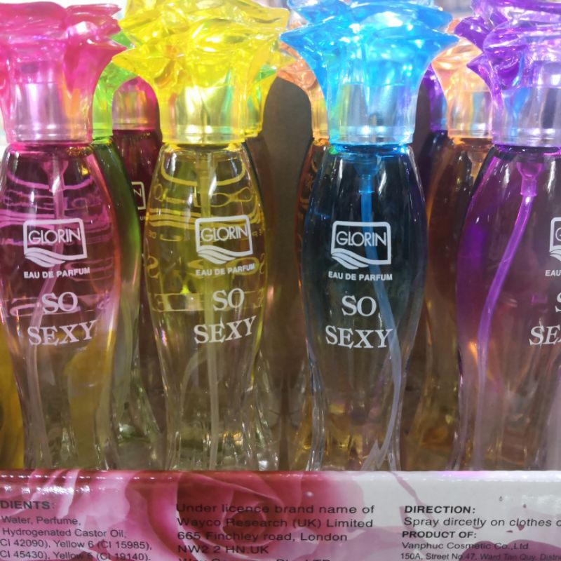 Nước Hoa So Sexy nắp Hoa hồng 38ml