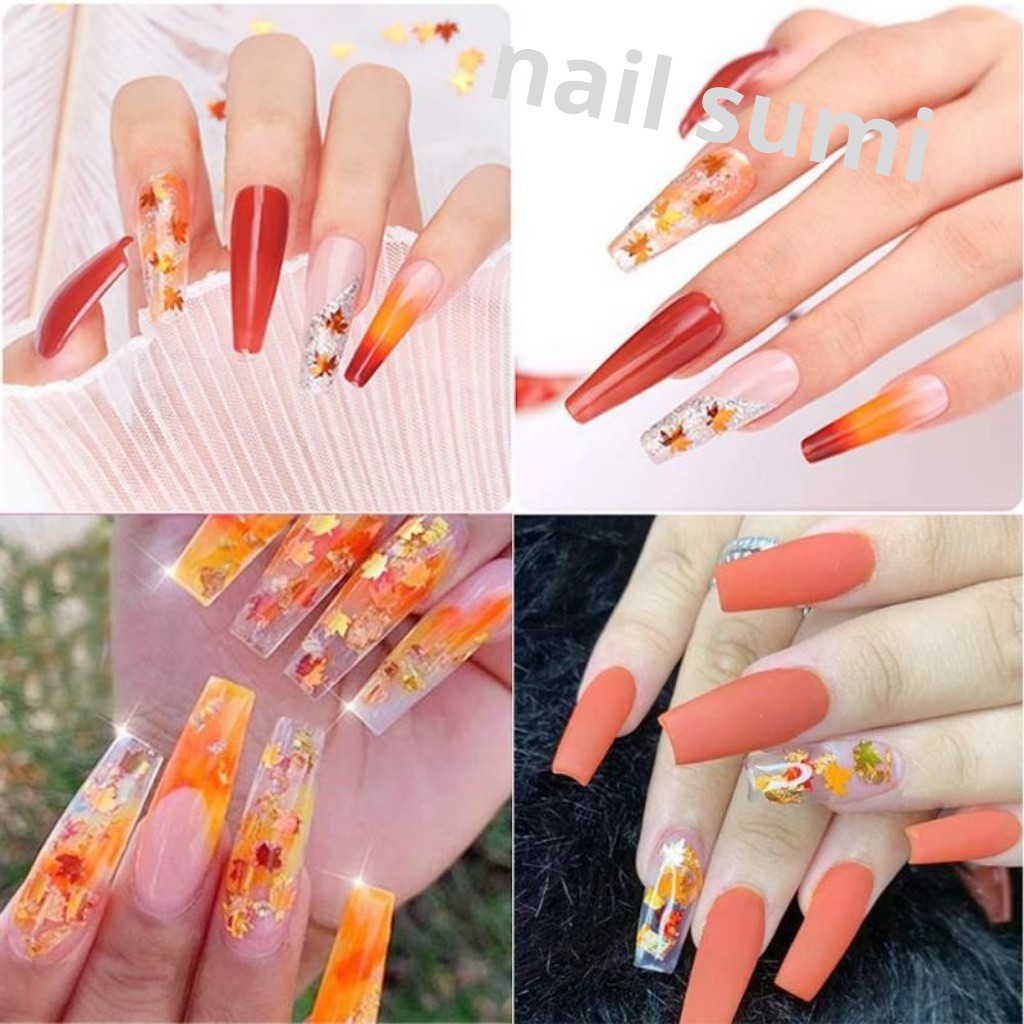 Nhũ lá phong trang trí móng ẩn nail sét 12 màu