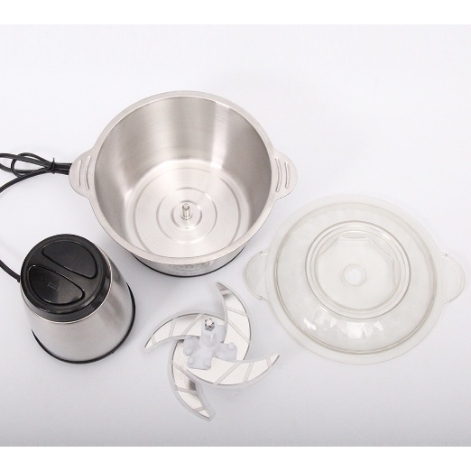 Máy Xay Thịt / Cối xay thịt / Xay Thực Phẩm Đa Năng Cối 2L Dao 4 Lưỡi.tiện lợi an toàn [Bảo Hành 6 Tháng]