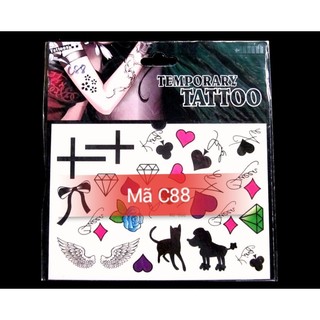 Hình xăm dán nhỏ C88
