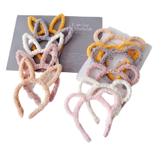 Cài Tóc Tai Thỏ Tai Mèo Dễ Thương Cho Bé Gái