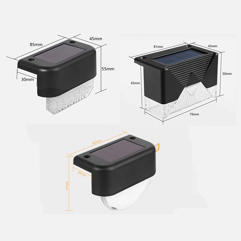 Đèn LED Năng Lượng Mặt Trời Chống Thấm Nước Gắn Cầu Thang/ Cầu Thang Chất Lượng Cao