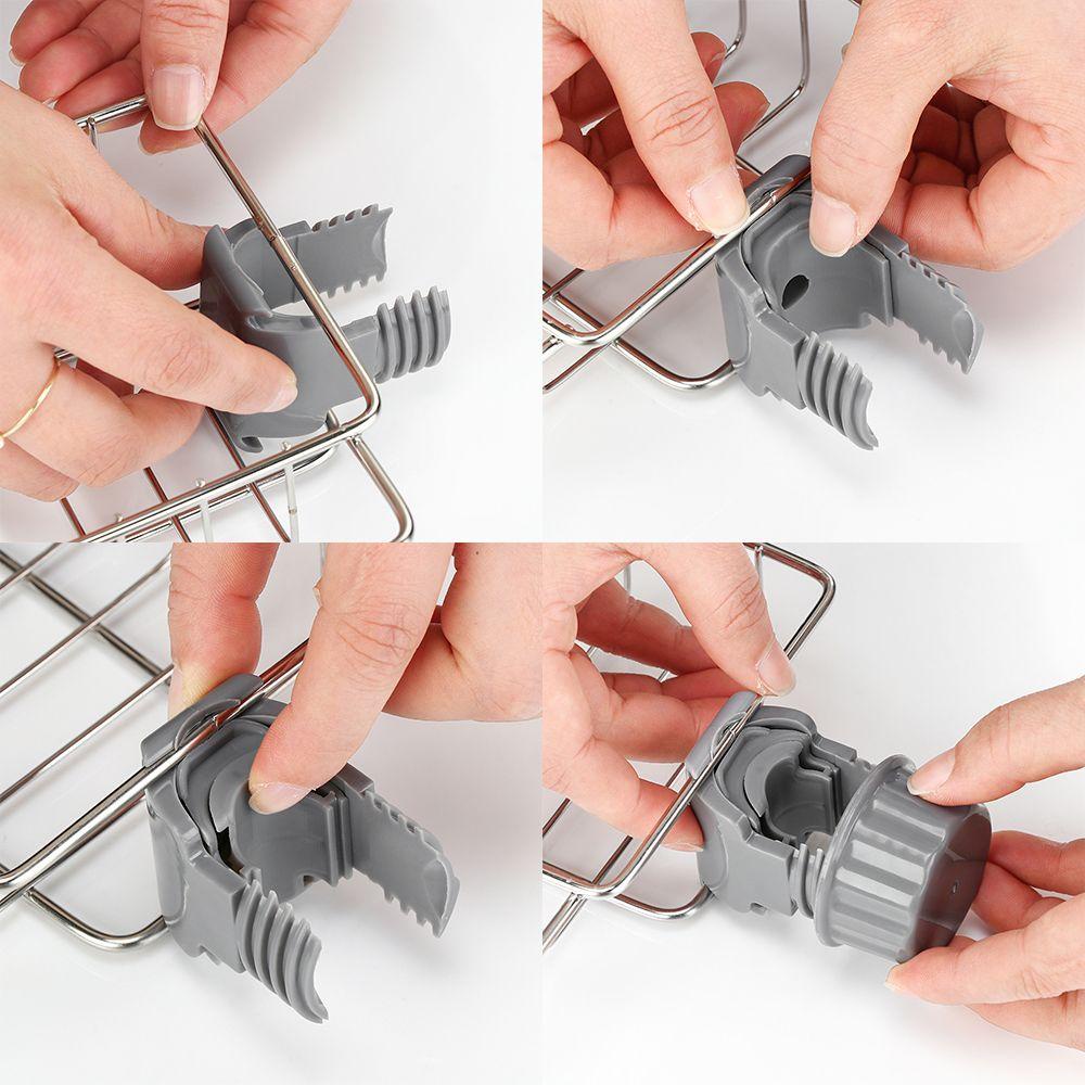 ♫DAPHNE♫ Dish Cloth Adjustable Rack Bathroom Accessories Rag Storage Kitchen Storage Shelf Basket Organizer Towel Pool Kitchen Storage Soap DrainerShelf Racks &amp; Holders Sponge Holder Stainless Dishcloth Rag