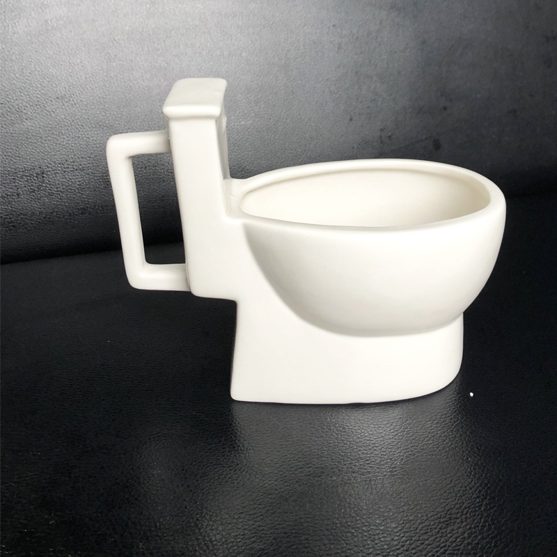 Cốc Sứ Uống Cà Phê Hình Bồn Cầu Ngộ Nghĩnh