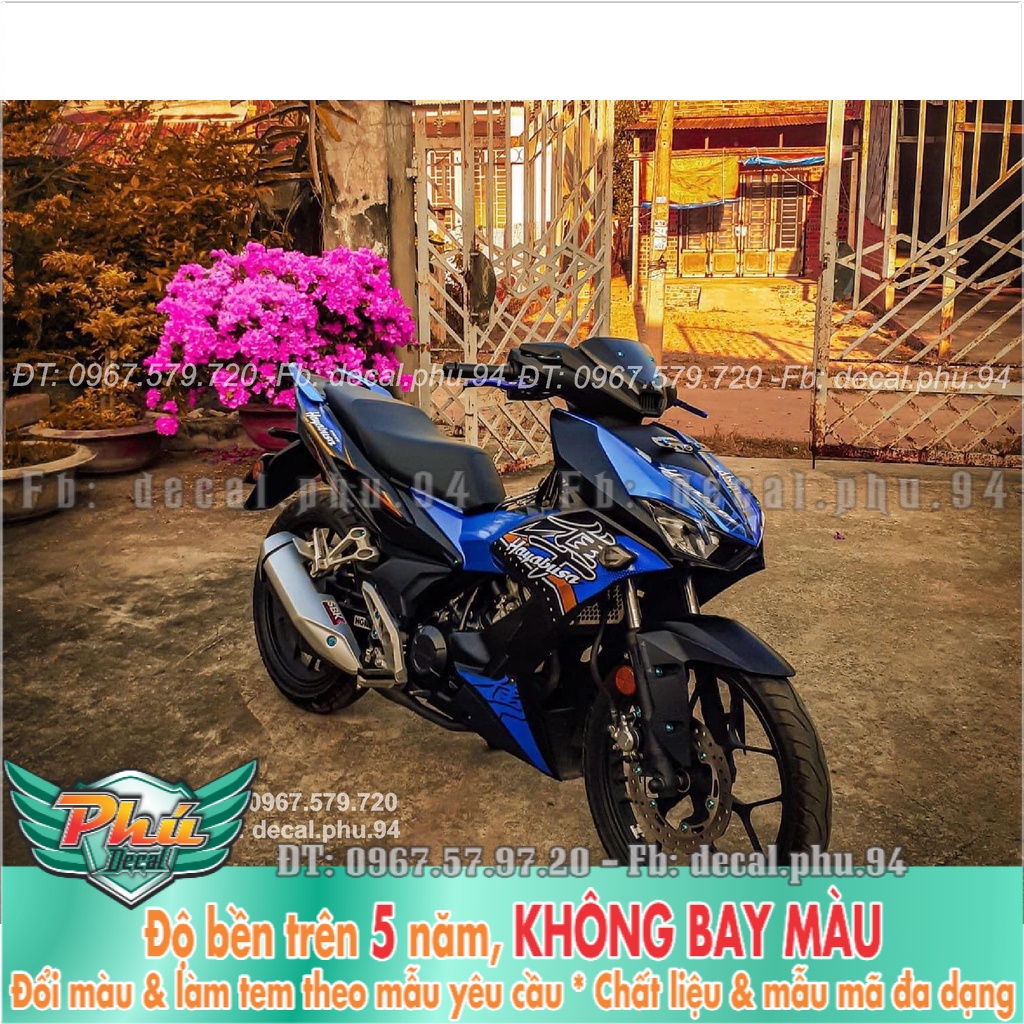 Tem Rời Winner X Xanh đen Hayabusa (K) -1