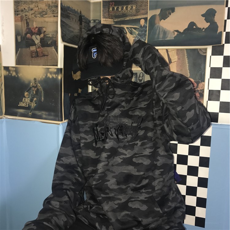 Áo hoodie camo