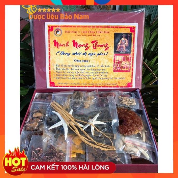 Minh mạng thang  loại tốt nhất, gồm 40 vị đóng hộp đỏ sang trọng