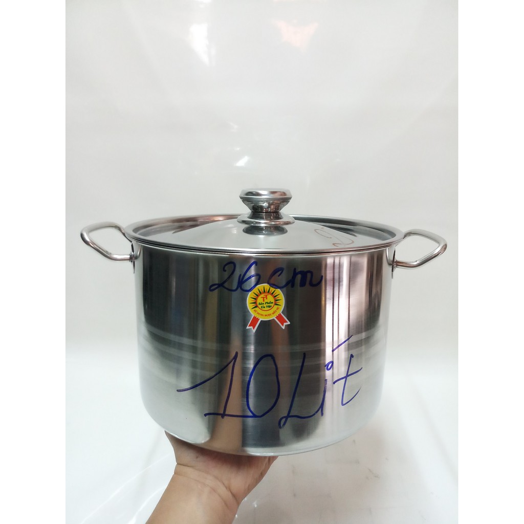 NỒI SÚP INOX LÙN LOẠI NHỎ 26CM(10 LÍT).