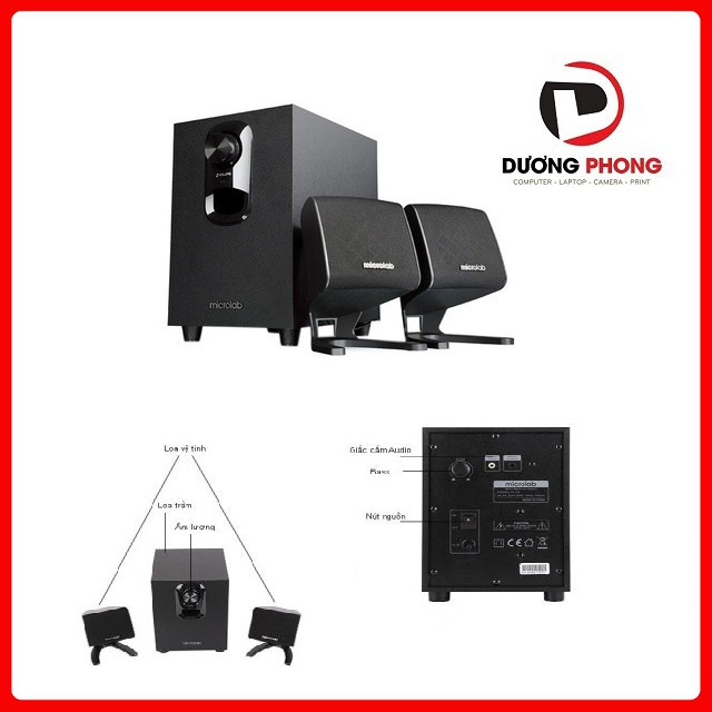 Loa Microlab M108/ 2.1 - Bảo hành chính hãng 12 tháng