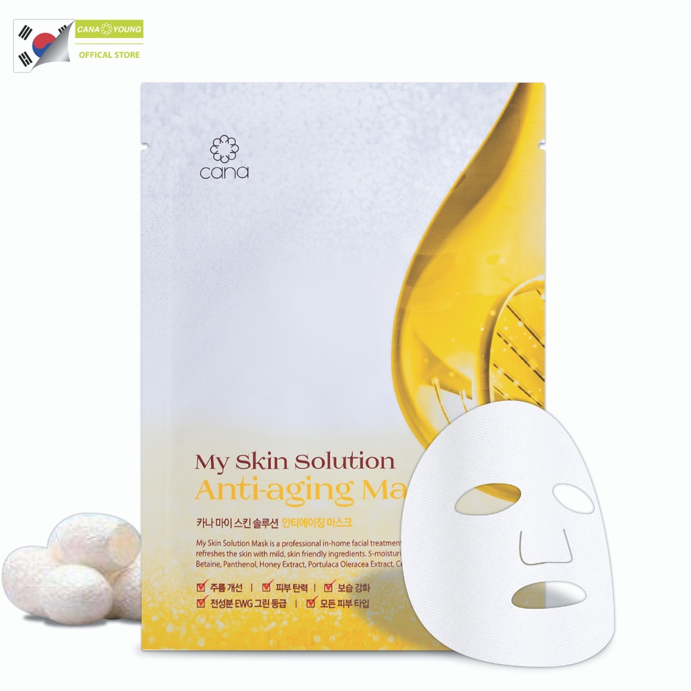 [Mã SKAMLTSW8 giảm 10% đơn 100K] Mặt Nạ Nghệ Chăm Sóc Da Lão Hóa Hàn Quốc Cana My Skin Solution Anti-Aging | BigBuy360 - bigbuy360.vn