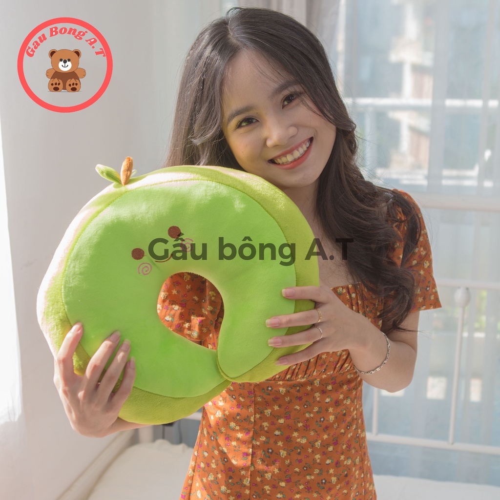 Gối chữ U kê cổ chống đau mỏi vai gáy trong văn phòng, gối kê cổ khi đi oto, máy bay, đi du lịch, gối cổ cao cấp