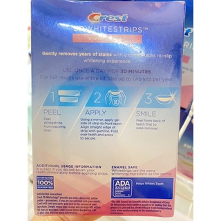 Miếng dán trắng răng Crest 3D