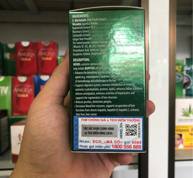 Hewel - Giải độc gan, bảo vệ gan, hạ men gan
