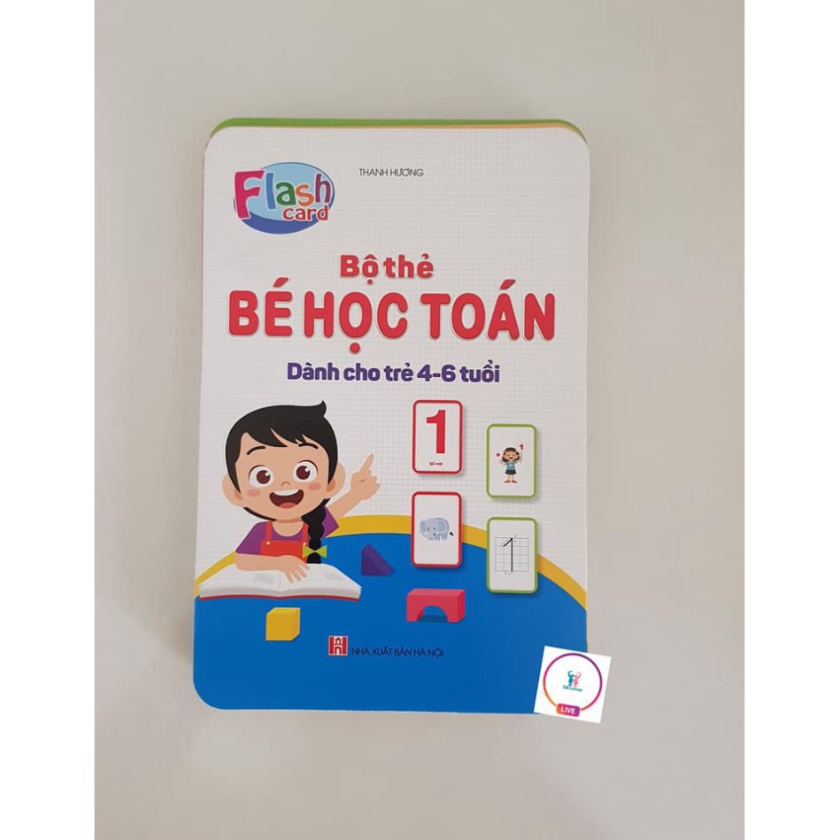 Bộ Thẻ Học Toán Cho Bé Nhận Biết Con Số 10x15cm