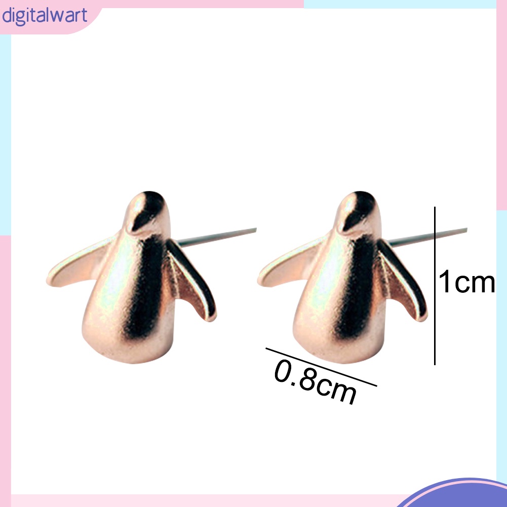 Bông Tai Hình Chim Cánh Cụt 3d Dễ Thương Dành Cho Nữ