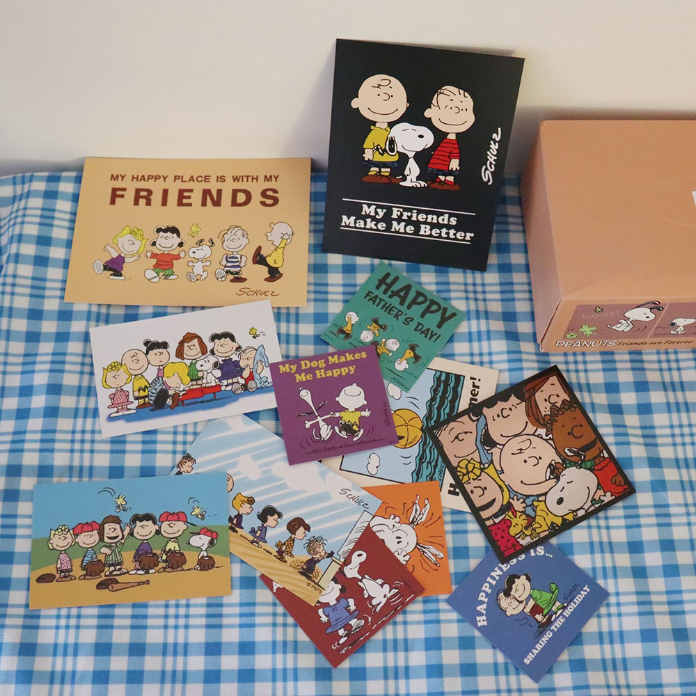 Set 12 hình thẻ giấy nhỏ gọn phong cách Hàn dùng trang trí phòng nhà độc đáo | BigBuy360 - bigbuy360.vn