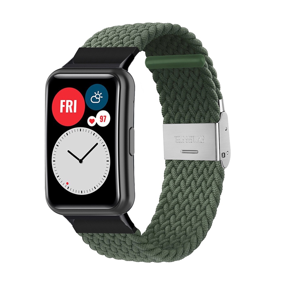 Dây đeo thay thế chất liệu Nylon màu trơn cho Huawei Watch Fit