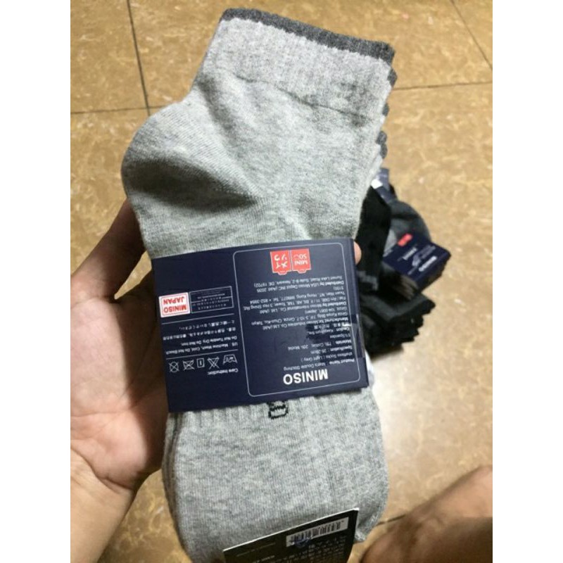 Tất nam Miniso cổ cao