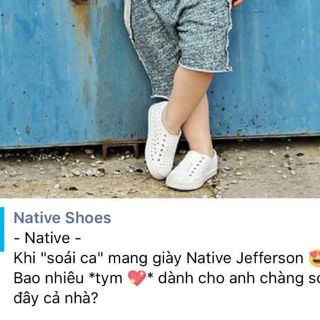 [800k sale còn 125k] Giày nhựa chống nước Native Eva cho bé HẾT TRẮNG