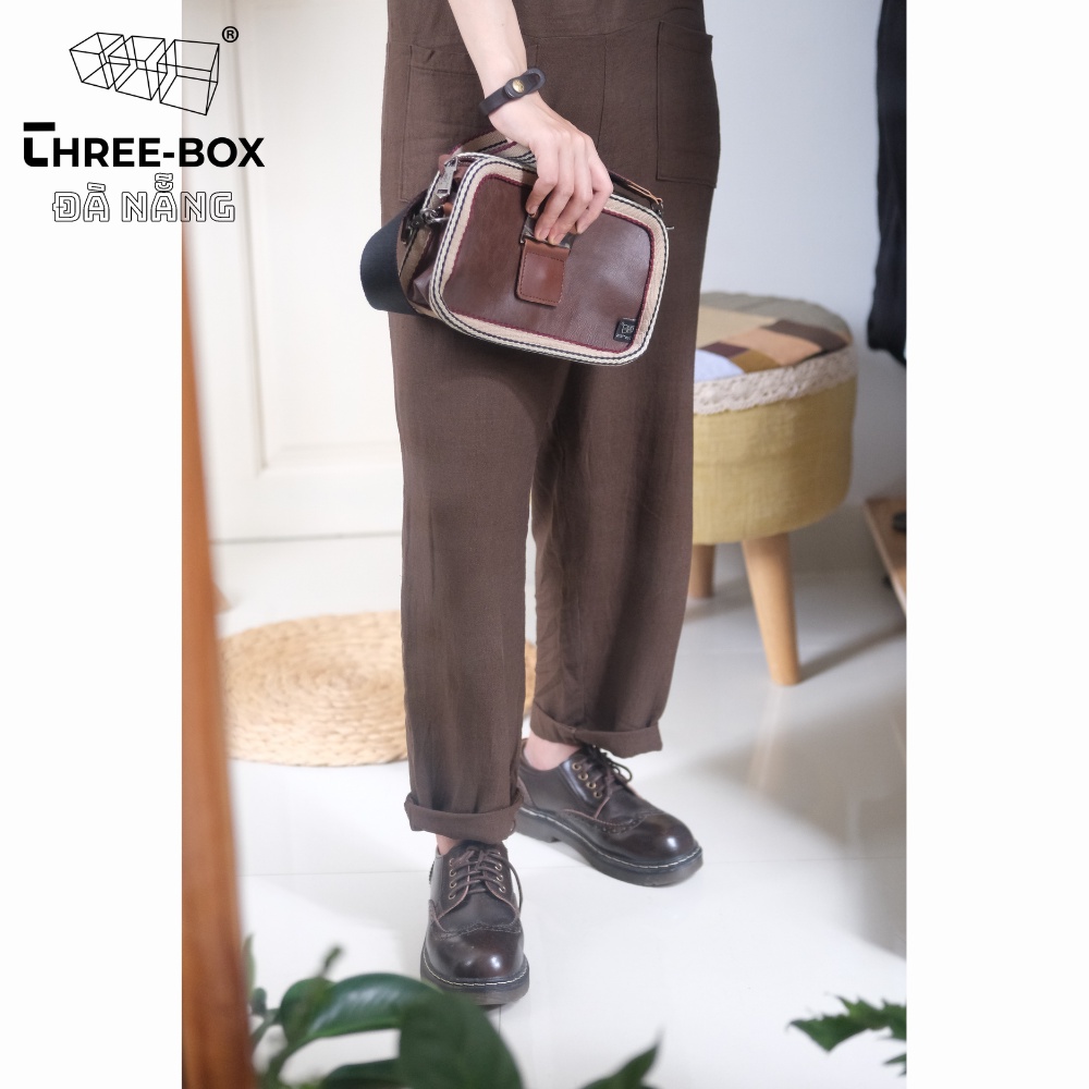 Túi đeo chéo da túi cầm tay clutch cao cấp thời trang Unisex chính hãng