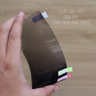 Dán dẻo chống nhìn trộm cho Galaxy Note20/ Note20 ultra / S10 Plus/ Note 9/ Note10/ Note10 Plus (dẻo, dày 6H)