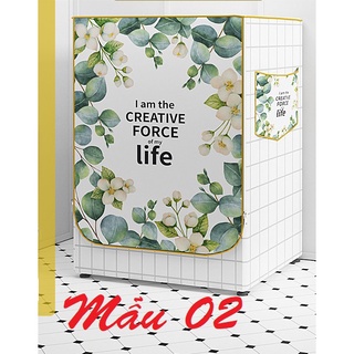 Vỏ bọc máy giặt cửa ngang, áo trùm siêu bền chống mưa nắng Dotina ATLC