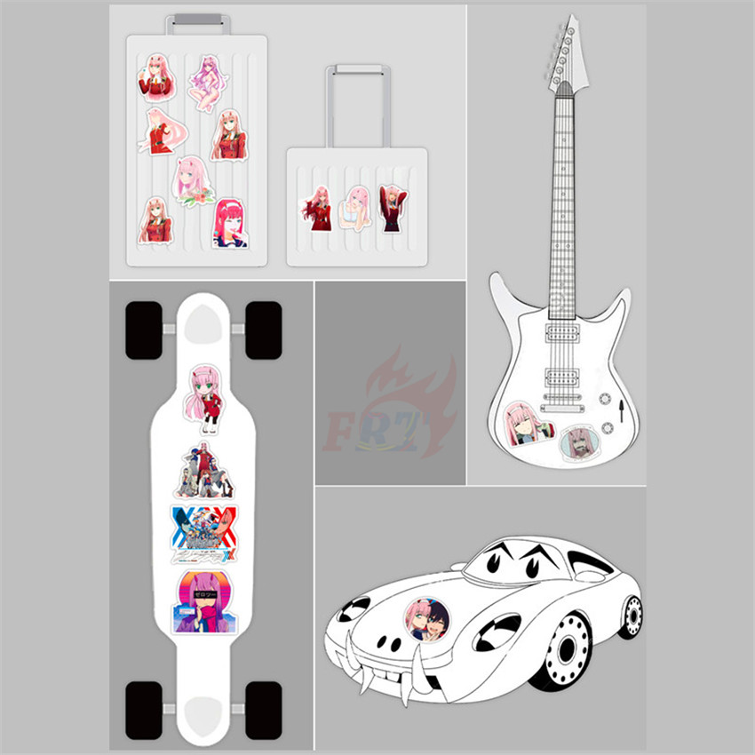 100Pcs/Set ❉ DARLING in the FRANXX Series B - Anime Stickers ❉ DIY Fashion Mixed Waterproof Doodle Decals Stickers