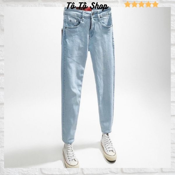 Quần Jean Nam cao cấp  thời trang Tô Tồ Shop, Quần Bò Nam co giãn mẫu mới trẻ trung cá tính - MQ84