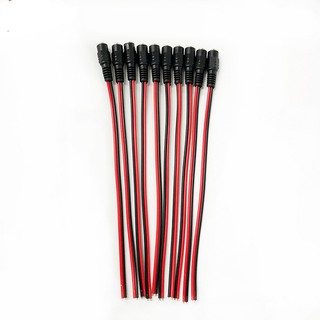 Jack DC 5.5 2.1 đực cái có dây 24cm