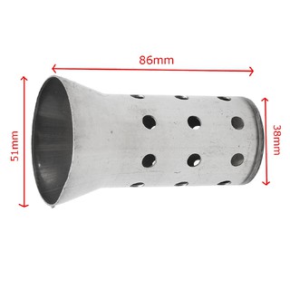 Đầu giảm thanh cho pô xe 4''