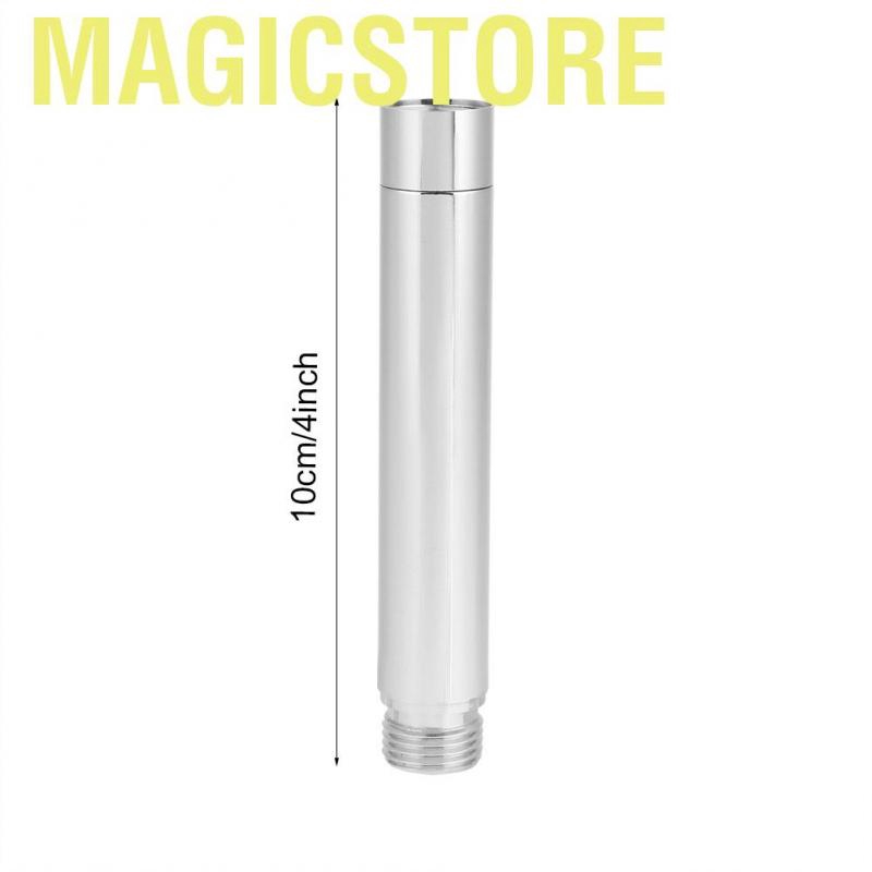 Magicstore 4inch Stainless Steel Shower Extension Round Tube with Chrome Plating for Bathroom Accessory