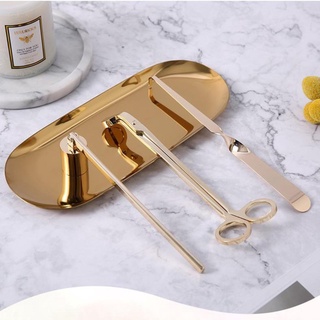 Bộ phụ kiện chắm sóc nến thơm cao cấp 4 món