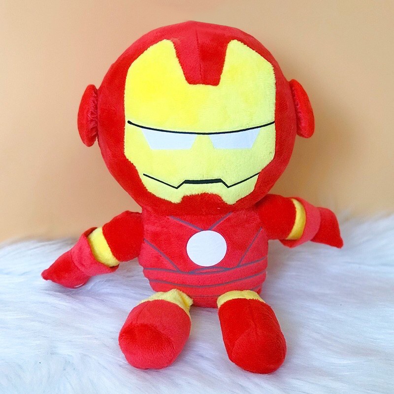 Gấu Bông Siêu Anh Hùng Người Sắt Iron man dễ thương cho bé  hàng cao cấp chất lượng cao