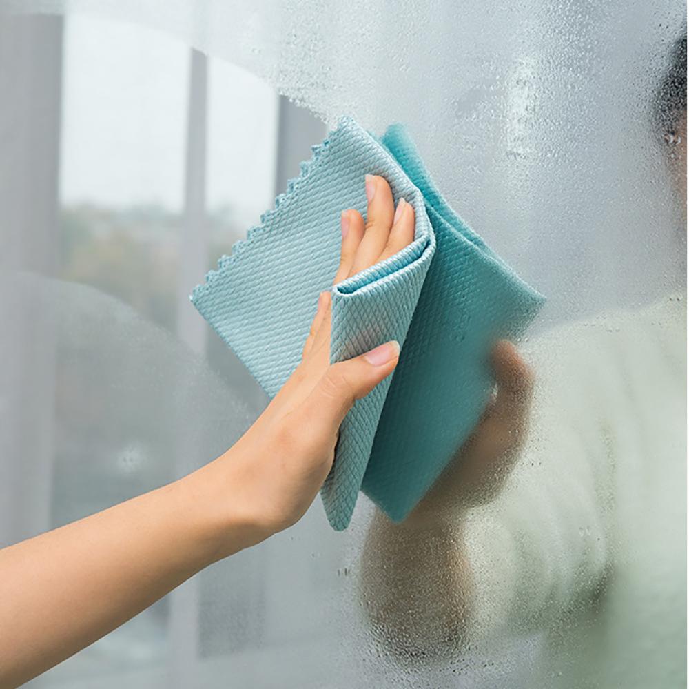 Lloyd Khăn Lau Chén Dĩa Gốm Sứ Họa Tiết Vảy Cá Cho Nhà Bếp