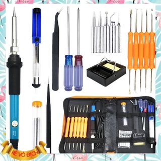 Mỏ hàn chì có điều chỉnh nhiệt độ 60w kèm bộ dụng cụ sửa chữa điện tử