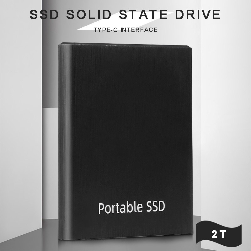 Ổ Cứng Ngoài Ssd Di Động 2tb 1tb Kèm Dây Cáp Loại C