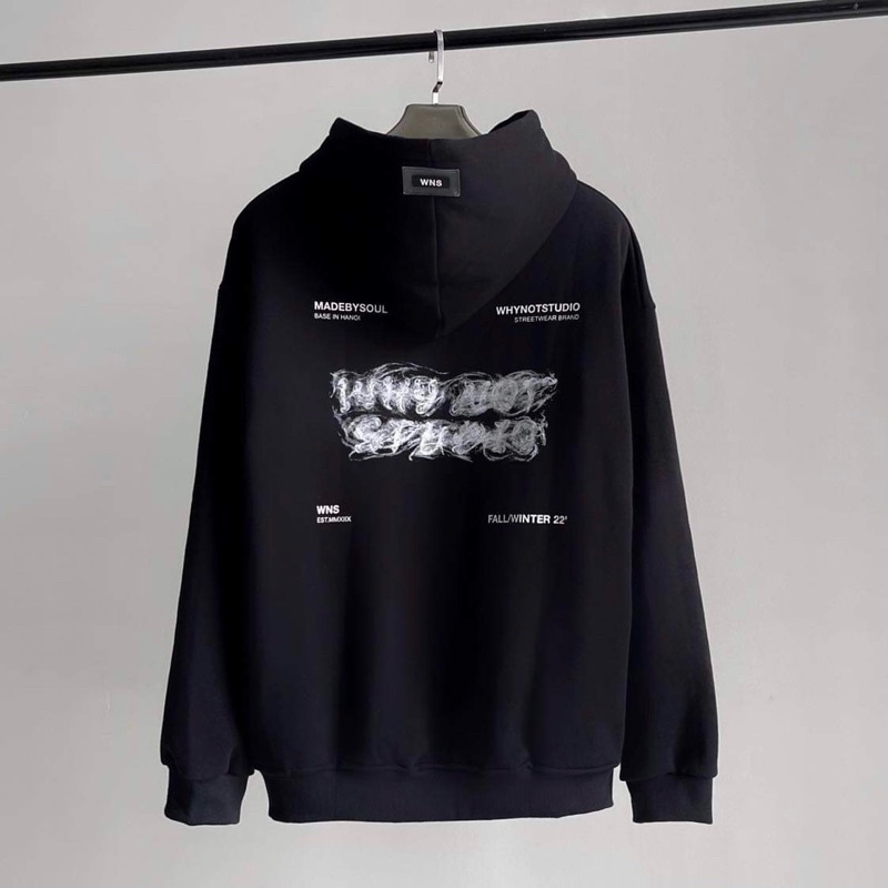 Hoodie Smoke WNS - Áo nỉ có mũ WNS chính hãng